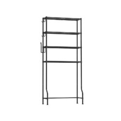 Vonios lentyna 30x83x176cm., juodos spalvos