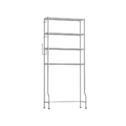 Vonios lentyna 30x83x176cm., sidabrinės spalvos