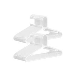 Drabužių pakabos 30vnt., juodos spalvos