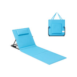 Gultas 158x55x52cm., mėlynos/juodos spalvos