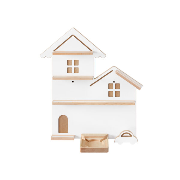 GKR801W10-1-DE.jpg Vaikiška lentyna 18x55,6x59,7cm., baltos/šviesiai rudos spalvos