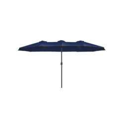 Lauko skėtis 245x460x270cm., juodos/tamsiai mėlynos spalvos