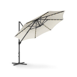 Lauko skėtis nuo saulės 300x240cm., kreminės/juodos spalvos