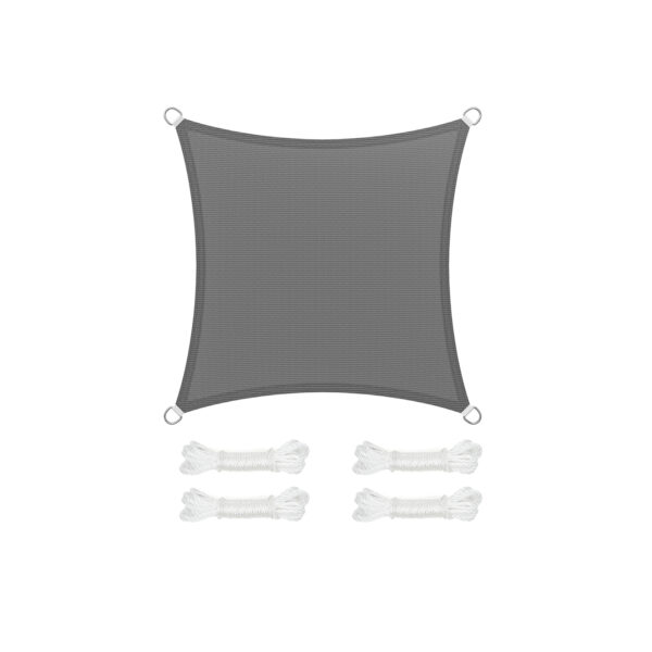 Tentas nuo saulės 300x300cm., tamsiai pilkos spalvos