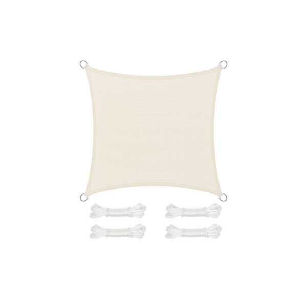 Tentas nuo saulės 400x400cm., smėlio spalvos