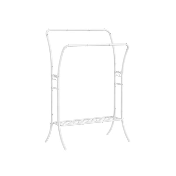 Drabužių kabykla 46x100x155cm., baltos spalvos