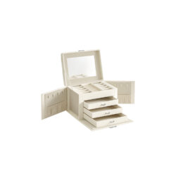 Papuošalų dėžutė 17,5x22,5x16,5cm., baltos spalvos