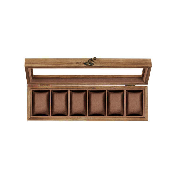 Laikrodžių dėžutė 10,2x35x8,7cm., rudos spalvos