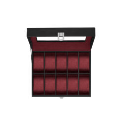 Laikrodžių dėžutė 20,2x25,5x7,8cm., juodos/raudonos spalvos