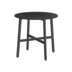 Valgomojo stalas 80x75cm., juodos spalvos