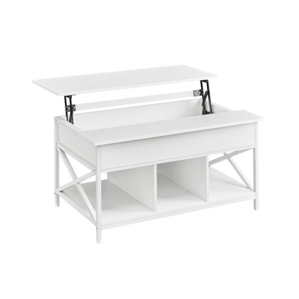 Kavos staliukas 60x100x62cm., rudos/juodos spalvos