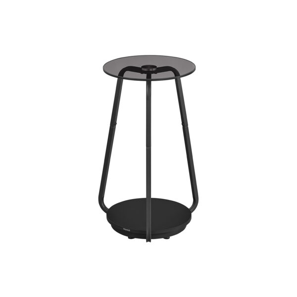 Šoninis staliukas 30x55cm., baltos/pilkos spalvos