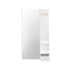 Veidrodis 108x60x17,5cm., baltos spalvos