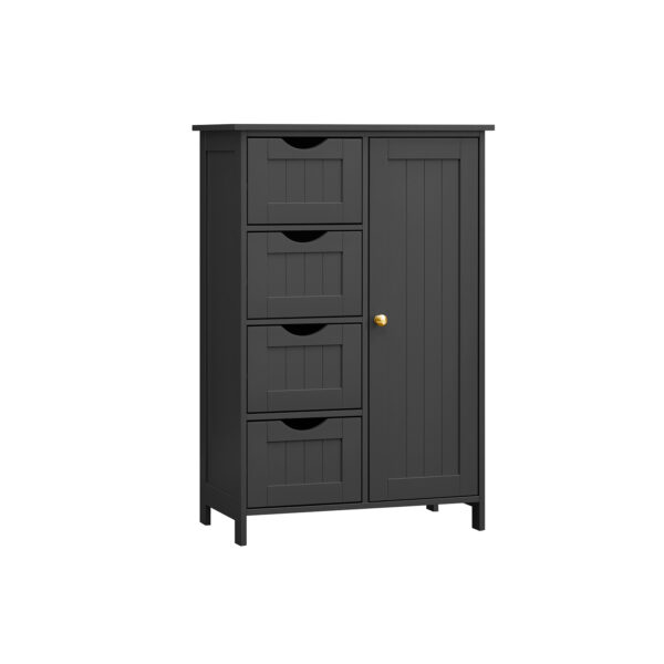 Vonios spintelė 30x55x82cm., juodos spalvos