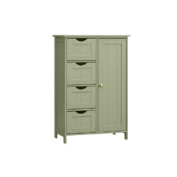 Vonios spintelė 30x55x82cm., žalios spalvos