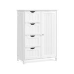 Vonios spintelė 35x65x90cm., baltos spalvos