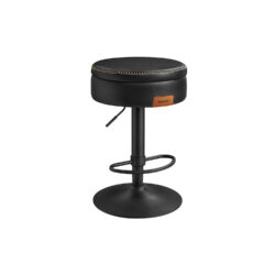 Baro kėdė 41x41x81cm., juodos spalvos