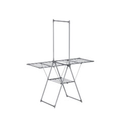 Skalbinių džiovyklė 66x159x198cm., pilkos spalvos