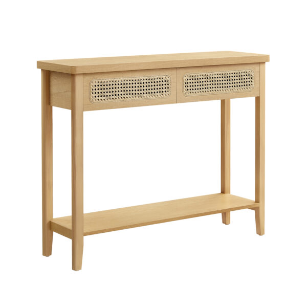 Konsolinis staliukas 30x80x100cm., šviesiai rudos spalvos