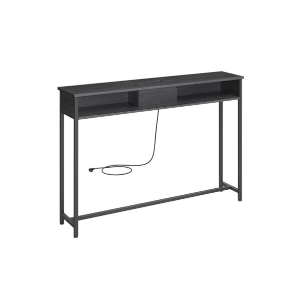 Konsolinis staliukas 25x120x81,1cm., juodos spalvos