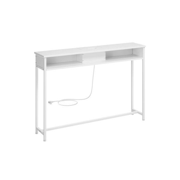 Konsolinis staliukas 25x120x81,1cm., baltos spalvos