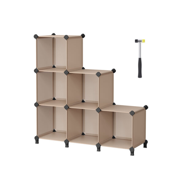 Lentyna 31,5x94x97,2cm., šviesiai rudos/juodos spalvos