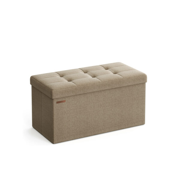 Pufas 38x76x38cm., smėlio spalvos