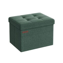 Pufas 31x41x31cm., tamsiai žalios spalvos