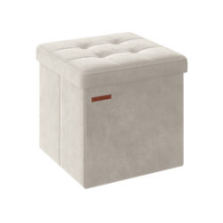 Prieškambario suoliukas 38x38x38cm., baltos spalvos