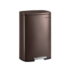 Šiukšliadėžė 50L., tamsiai rudos spalvos