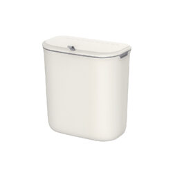 Šiukšliadėžė 9L., baltos spalvos