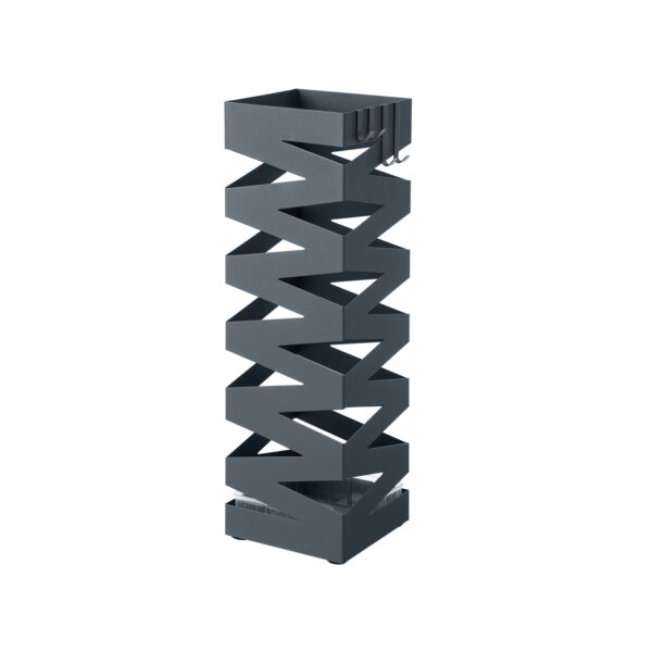 Skėčių stovas 15,5x15,5x49cm., tamsiai pilkos spalvos