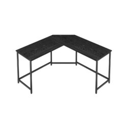 Rašomasis stalas 149x149x76cm., juodos spalvos