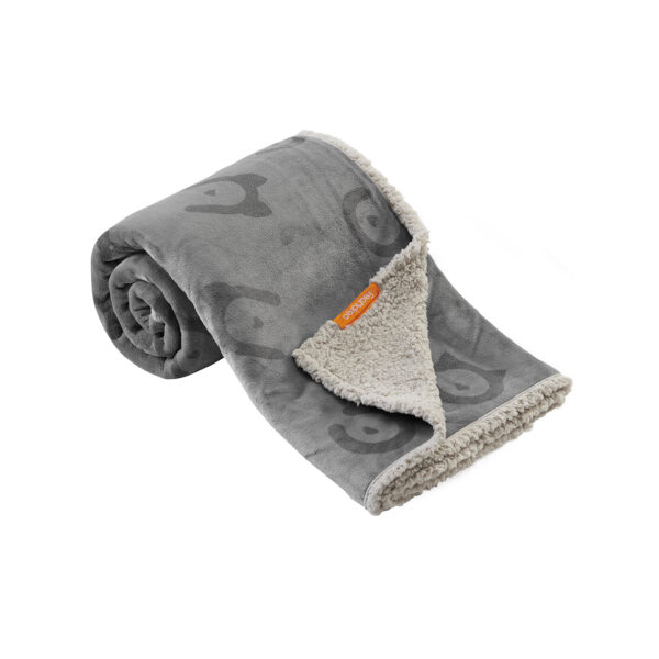 Antklodė šunims 203x152cm., pilkos spalvos