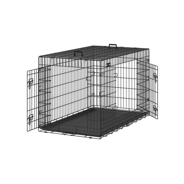 PPD054B01-1.jpg Šunų narvas 136x79x87cm., juodos spalvos