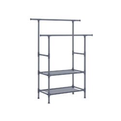 Drabužių kabykla 114x45x171cm., tamsiai pilkos spalvos