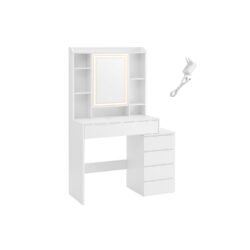 Tualetinis staliukas 40x97,5x145cm., baltos spalvos