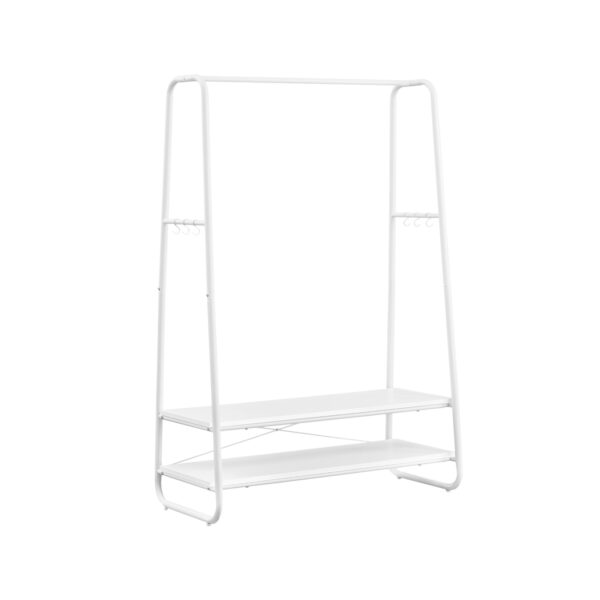 Drabužių kabykla 100x45x160cm., baltos spalvos