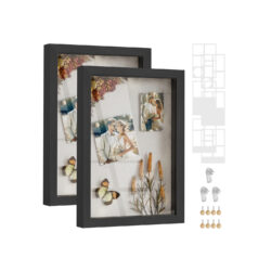 Rinkinys iš 2 nuotraukų rėmelių 36,5x26cm., juodos spalvos