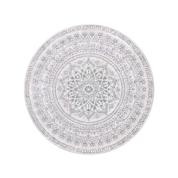 Kilimas 120cm., baltos/pilkos spalvos