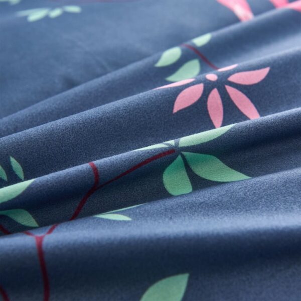 Patalynės komplektas, mėlyna/rožinė, 200x200/80x80cm