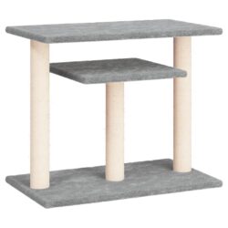 Draskymo stovai katėms su platformomis, šviesiai pilki, 62,5cm