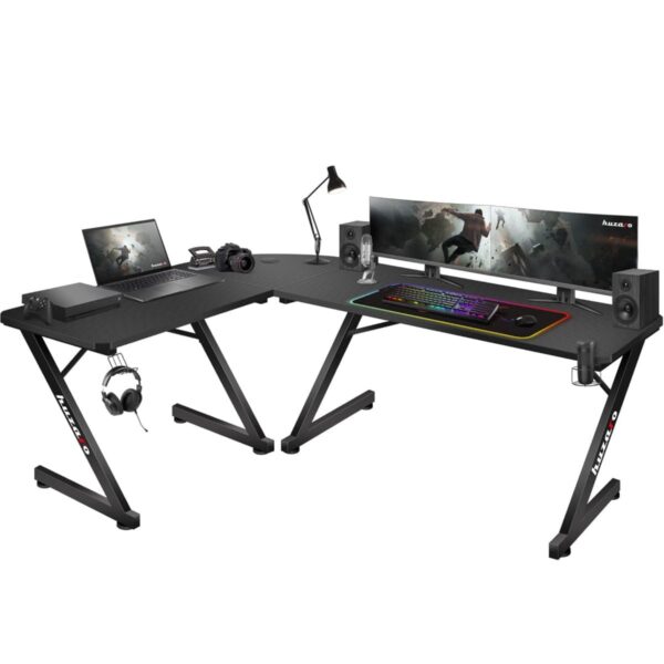 Žaidimų stalas Huzaro Hero 7.0 Juodos spalvos