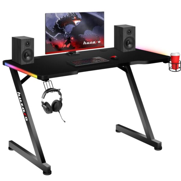 Žaidimų stalas Huzaro Hero 2.5 RGB LED