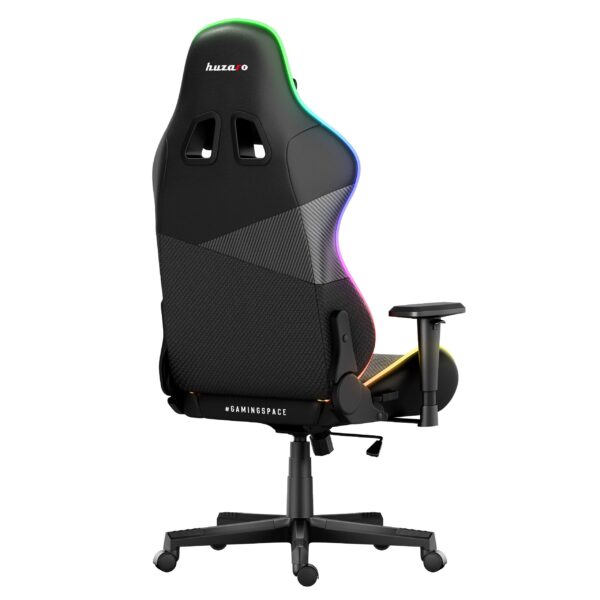 Žaidimų kėdė HUZARO FORCE 6.2 Juodos spalvos RGB LED
