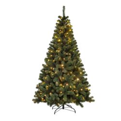 Dirbtinė eglutė 180 cm su LED apšvietimu Xmas 60 Žalios spalvos