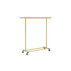 Drabužių kabykla 45,4x132x160cm., auksinės spalvos 