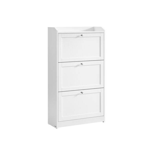 Batų lentyna 24x60x108cm., baltos spalvos