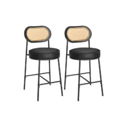 Baro kėdžių komplektas 48,2x45,7x92cm., juodos spalvos