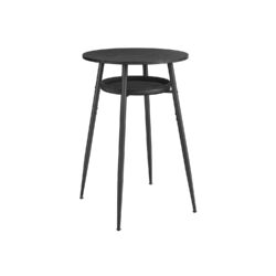 Virtuvės staliukas 70x70x91cm., juodos spalvos